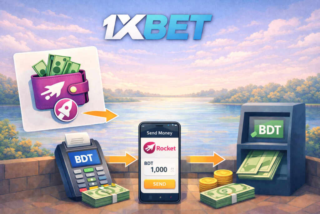1xBet Rocket payment in Bangladesh